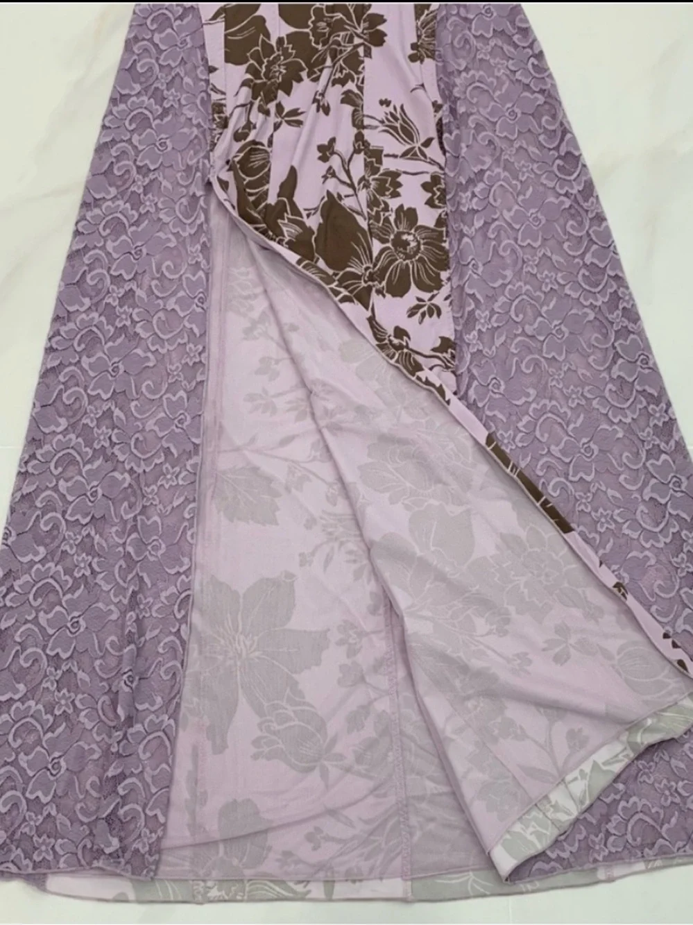 Free People Intimately x Free People Lavender Floral Lace Halter Slip Dress NWT